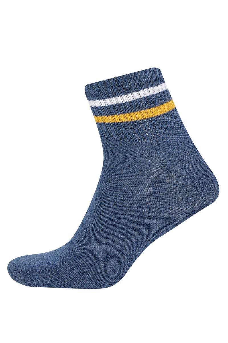 DeFacto Multicolour Man Man 5 Piece Short Socks Casual - Image 5